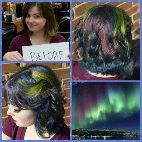 Aurora Borealis Pravana Show Us Your Vivids Contest Blue Green