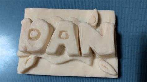 Perla Soap Carving Soap Name Carving Youtube