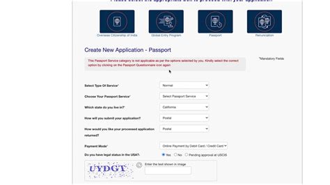 Vfs Passport Issue Create New Application Passport Youtube