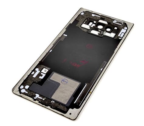 Tapa Trasera Con Cristal Embellecedor Para Samsung Note 9 N960F Negro