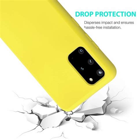 Silicone Case Samsung Galaxy S Plus Geel Bol