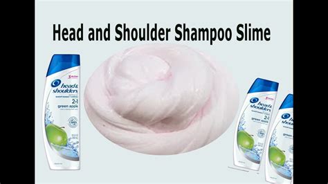 How To Make Slime With Head And Shoulders Shampoo Without Glue Diy