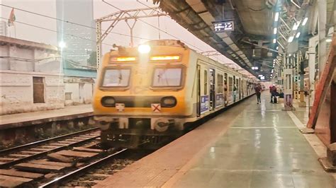 Csmt Fast Local Train At Dadar Station Ll Mumbai Local Train