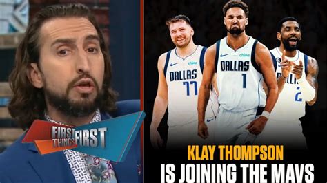 First Things First Klay Thompson To Join Mavs On M Contract In