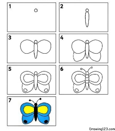 Ide Menggambar Kupu Kupu 9