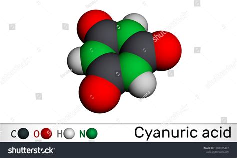 Cyanuric Acid Molecule Triazine Enol Tautomer Stock Illustration 1901375497 Shutterstock