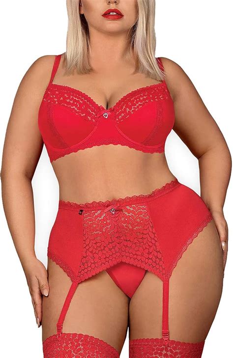 Frauen Dessous Set Aus Tr Ger Spitzen Bh String Und