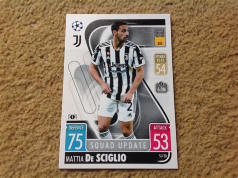 MATCH ATTAX 2021 2022 Mattia De Sciglio Juventus Mint New Squad Update