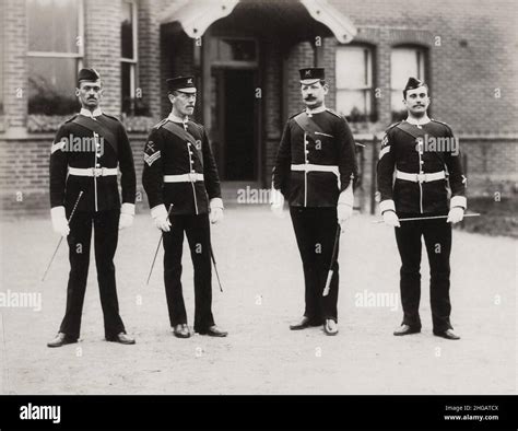 Vintage Late 19th Century Photograph 1890s British Army Regiment