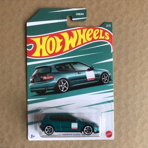 Hot Wheels Honda Series Civic Ef Eg Si Type R China Card Shopee Malaysia