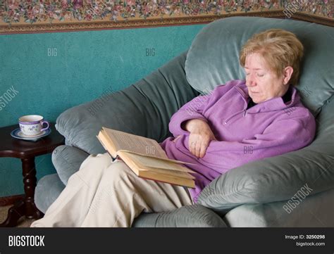 Woman Sleeping Chair Image And Photo Free Trial Bigstock