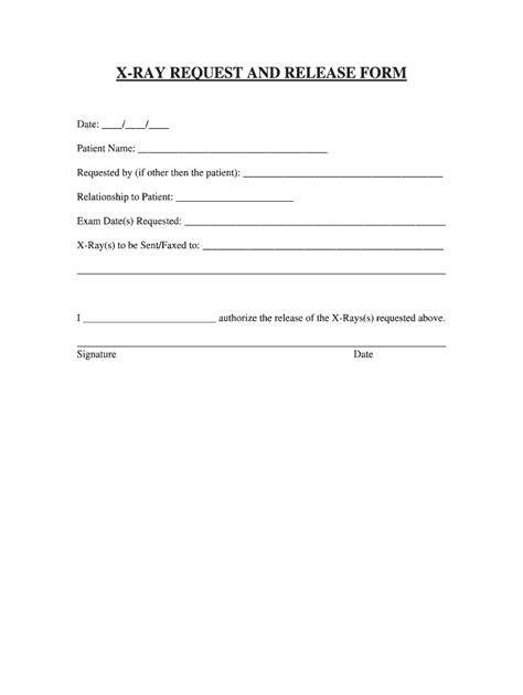 Dental Health Of Rockland X Ray Request And Release Form Fill And