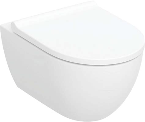 Geberit Wand Tiefspül WC Set Acanto 4 5 l geschlossen rimfree mit WC