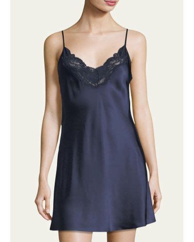 Blue Christine Lingerie Dresses For Women Lyst