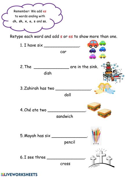 Plural Noun Adding S Worksheets Worksheetscity