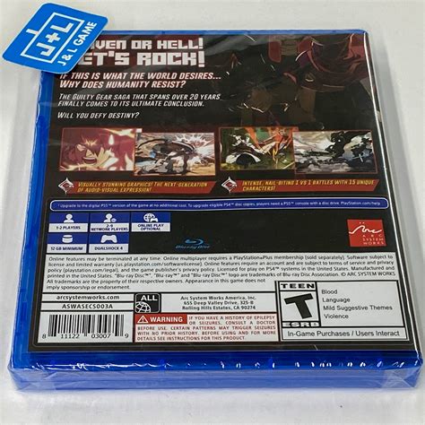 Guilty Gear -Strive- - PlayStation 4 – J&L Video Games New York City