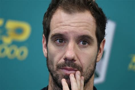 Photo Richard Gasquet Tournoi De Tennis Rolex Paris Masters