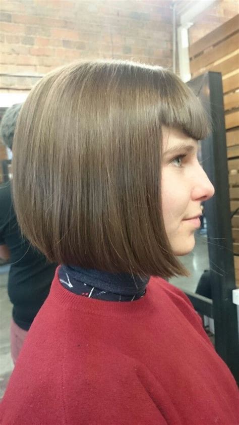 One Length Bob One Length Bobs Bob Hairstyles Chin Length Bob