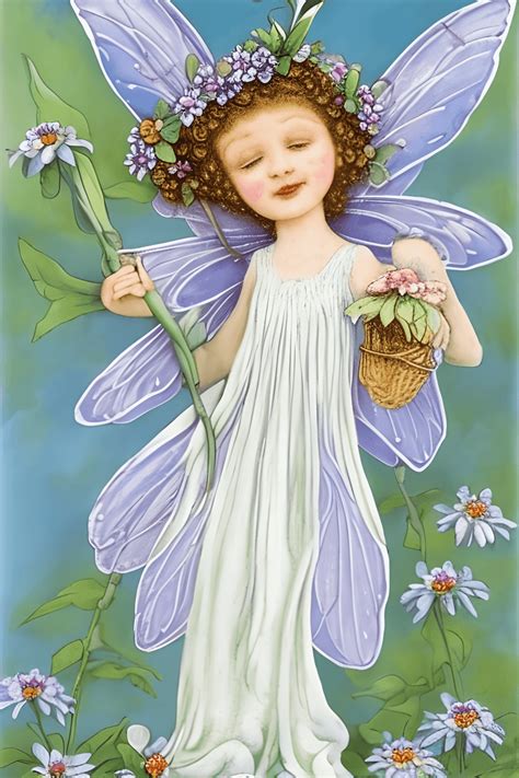 Cicely Mary Barkers Periwinkle Fairy · Creative Fabrica