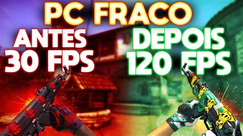 COMO RODAR CSGO EM PC FRACO EM 2022 SEM TRAVAR COMO AUMENTAR O FPS