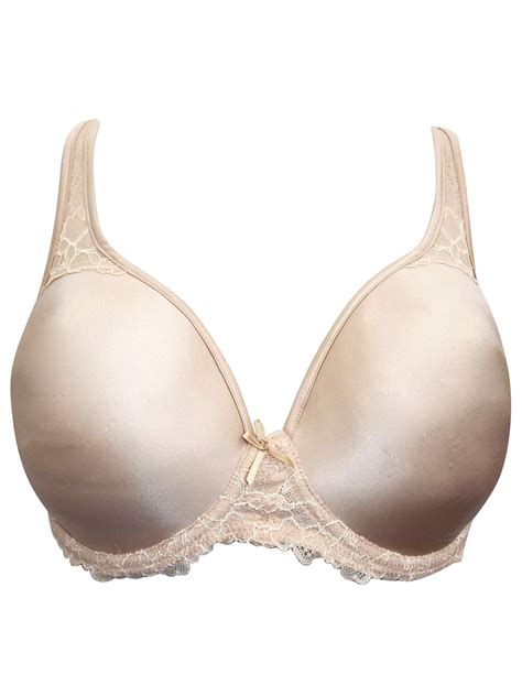 Berlei Berlei Nude Satin Lace Underwired Full Cup Bra Size