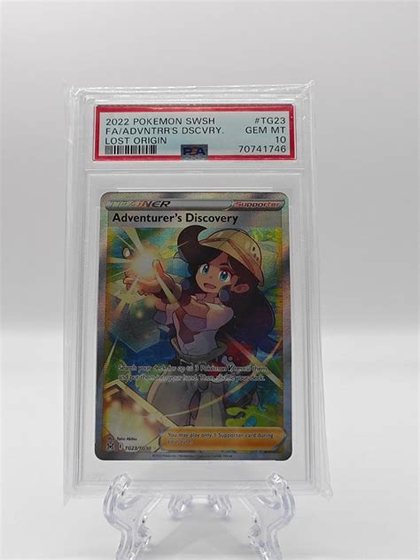 Adventurer S Discovery Tg Tg Full Art Lost Origin Psa Hobbies