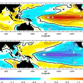 Composite Maps Of SST Anomalies C In The Indian And Pacific Oceans