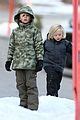 Gwen Stefani S Sons Kingston Zuma Wear Matching Track Suits Photo