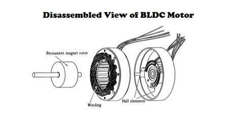 Disassembled View Of Brushless Dc Motor Diagram Resources For