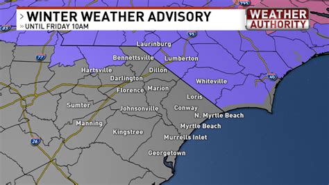 Winter weather advisories issued for some areas | WPDE