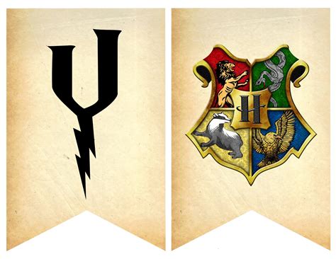Bandeira Harry Potter Para Imprimir - Bandeira Harry Potter Para Imprimir - FDPLEARN