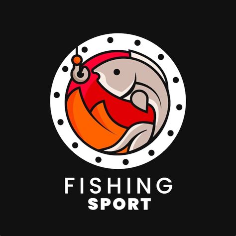 Plantilla De Logotipo De Pesca De Dise O Plano Vector Gratis