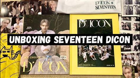 Unboxing Seventeen Dicon Magazines Jun Member Edition And Group Luxury