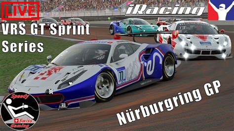 Iracing Vrs Gt Sprint Livestream N Rburgring Gp Ferrari Gt