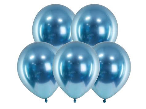 Balony Lateksowe Glossy Niebieskie 30 Cm 10 Szt Dobra Cena