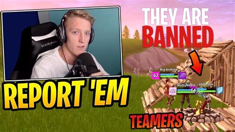 Tfue Gets 3 Players BANNED From Fortnite For Teaming In Solo