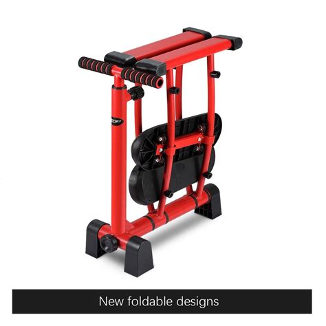 Genki Leg Master Foldable Magic Trainer Exercise Machine Red Crazy Sales