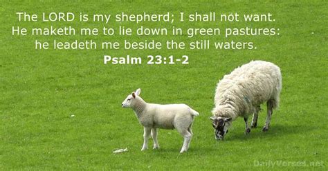 Psalm 23 1 2 ESV Bible Verse Of The Day DailyVerses Net