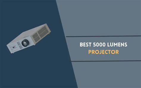 The 5 Best 5000 Lumens Projector in 2022 - Theater Desire