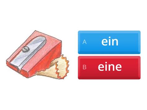 Ein Eine Schulsachen Quiz