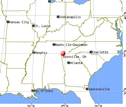 Rossville, Georgia (GA 30741) profile: population, maps, real estate, averages, homes ...