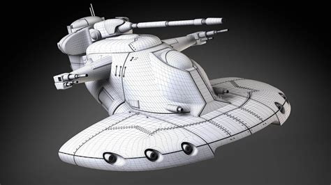 Star Wars Aat Battle Tank 3d Model By Squir