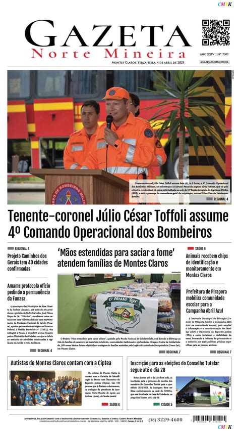 Jornal Impresso De Abril De Edi O Rede Gazeta De Comunica O