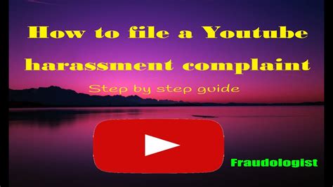 How To File Youtube Harassment Complaints Youtube