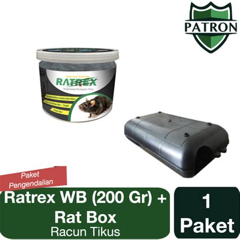 Jual Paket Pembasmi Koloni Tikus Tanpa Bau Ratrex Gr Kotak