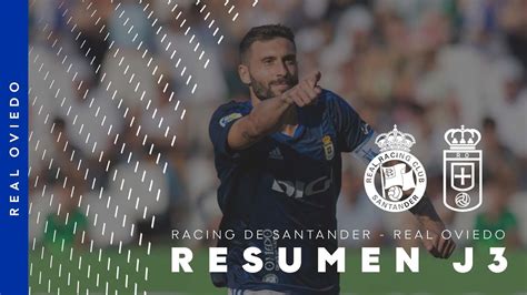 Resumen Racing De Santander Real Oviedo J3 YouTube