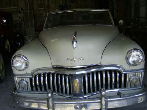 1950 DeSoto S 14 Custom 3 9L Six Convertible Classic Like Dodge 1949