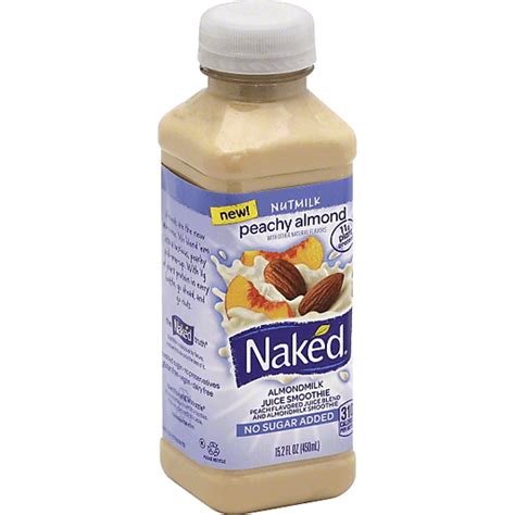 Naked Peachy Almondmilk Smoothie 15 2 Fl Oz Bottle Juice