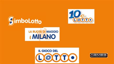 Estrazioni Lotto 10eLotto E Simbolotto Di Oggi AGIMEG