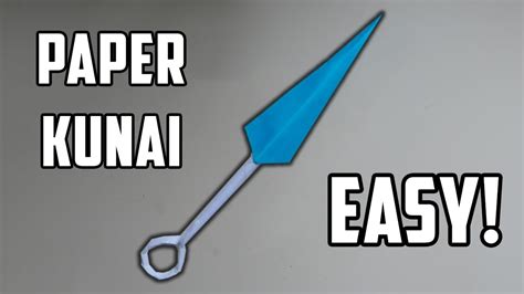 How to Make A Paper Kunai Knife. (Naruto) (Full HD) - funny art pictures